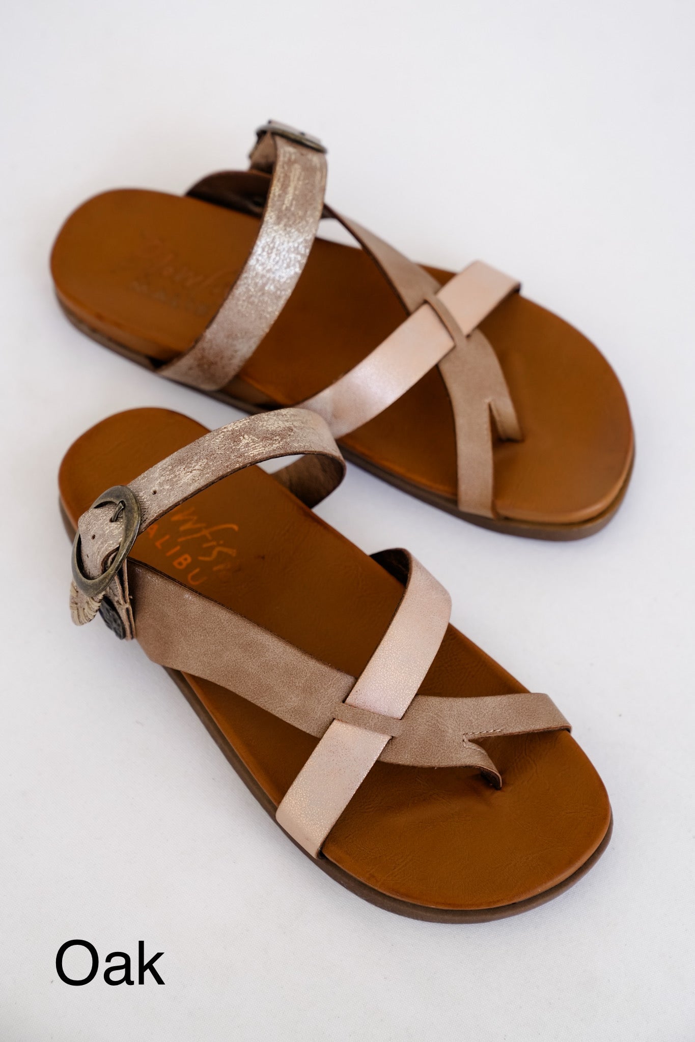 Blowfish Strappy Sandals with Adjustable Buckle Accent