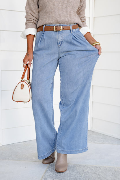 Risen The WindsorRelaxed Waist Wide Leg Jeans