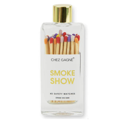 Chez Gagne Glass Bottle Safety Matches