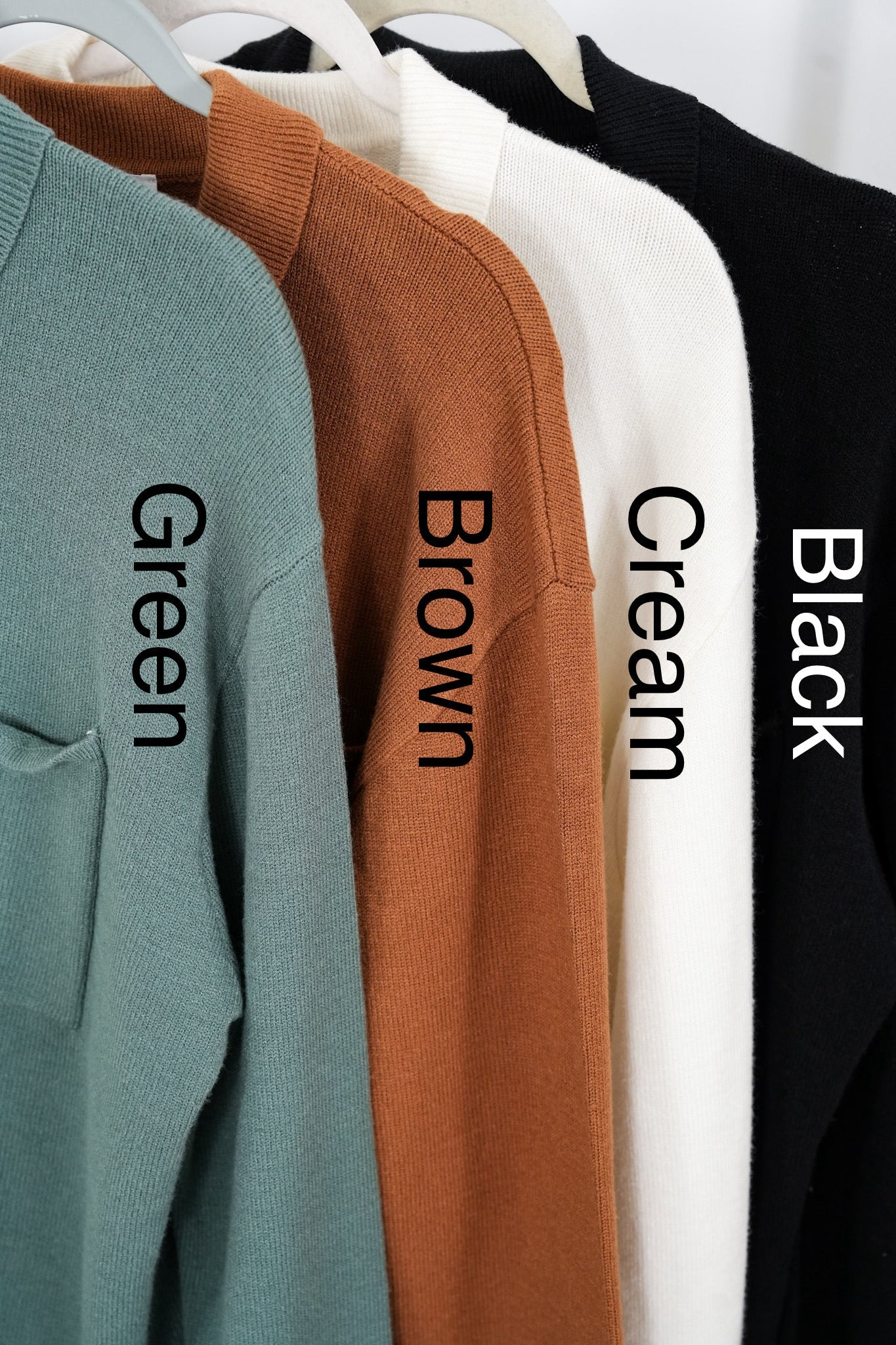Long Sleeve Button Down Cardigan with Chest Pockets