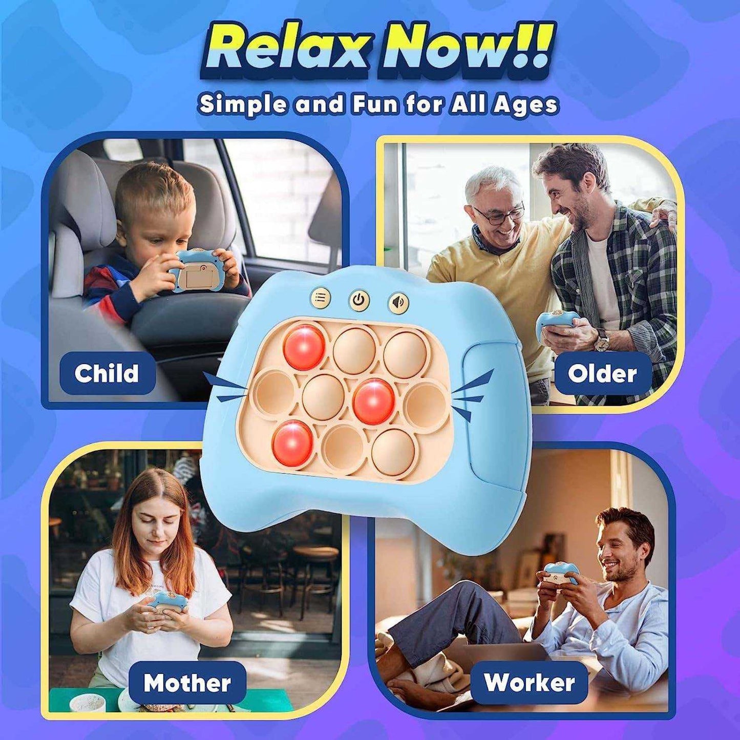 Handheld Memory Pop It Game