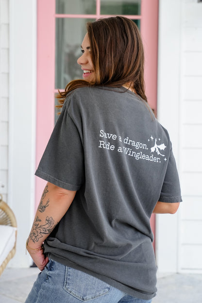Plus/Reg Short Sleeve "Save A Dragon" Graphic Tee