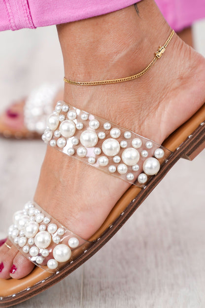 Corky's "Mamma Mia" Pearl Paved Straps Sandal
