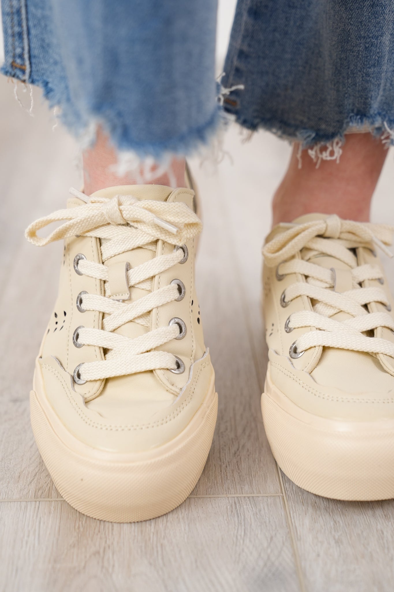 Blowfish Casual Perforated  Low Top Sneakers