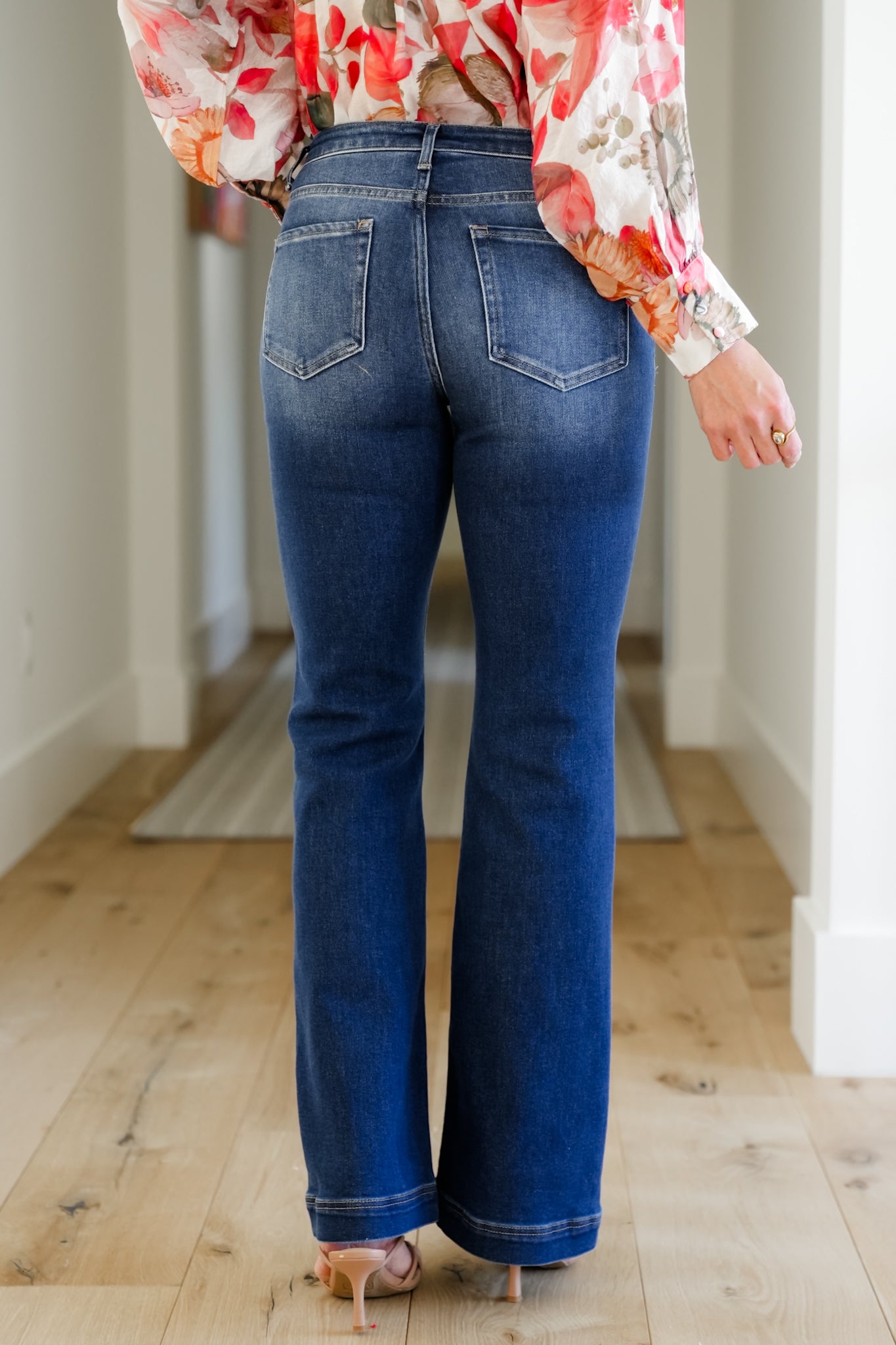 J21 Eleven By Risen High Rise Dark Wash Bootcut Jeans