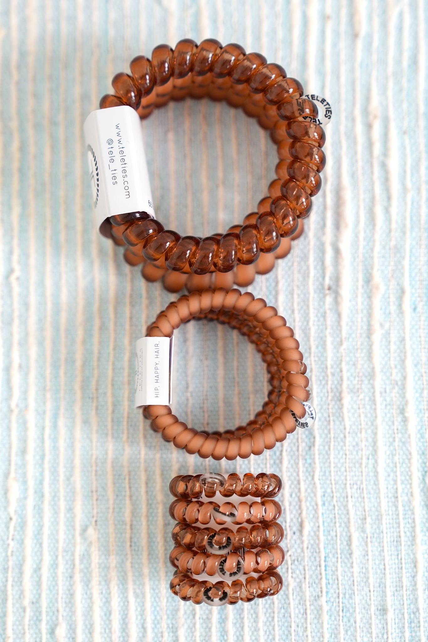 Teleties Mocha Mousse Hair Ties