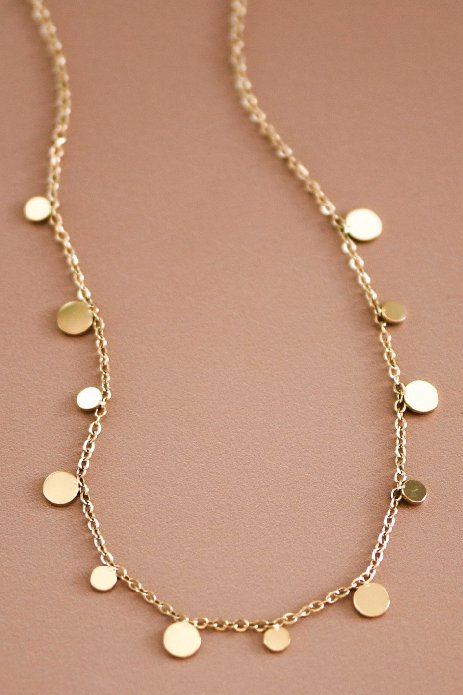 18k Gold Non-Tarnish Stainless Steel Necklace