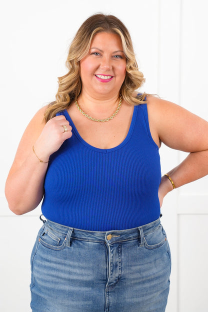 Door Buster! Zenana Ribbed Seamless Bra Padded Tank Top