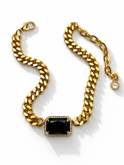TOVA Darcy Necklace With Trim
