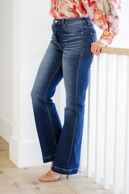 J21 Eleven By Risen High Rise Dark Wash Bootcut Jeans