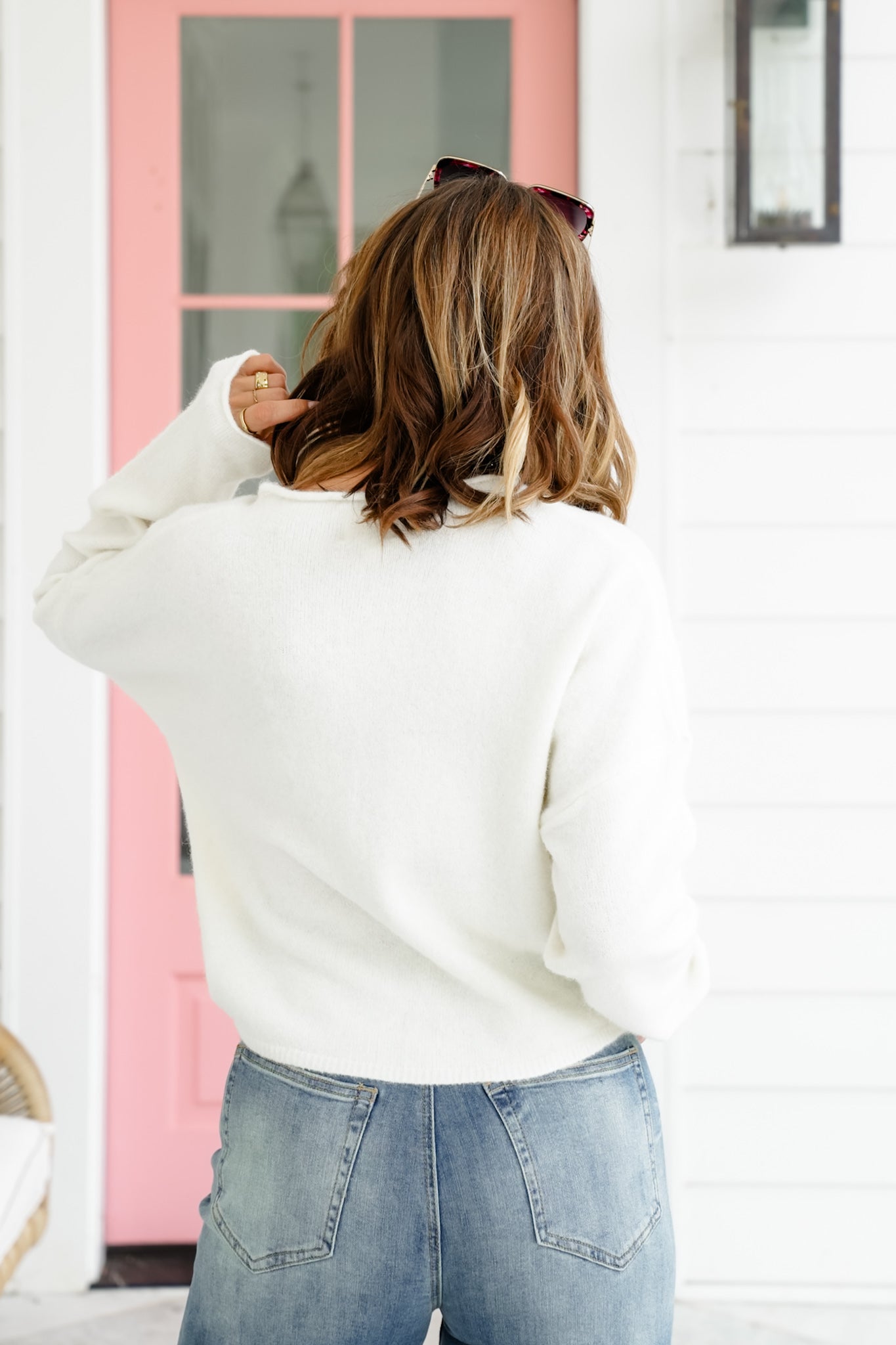 Embroidered Cherry Long Sleeve Cardigan