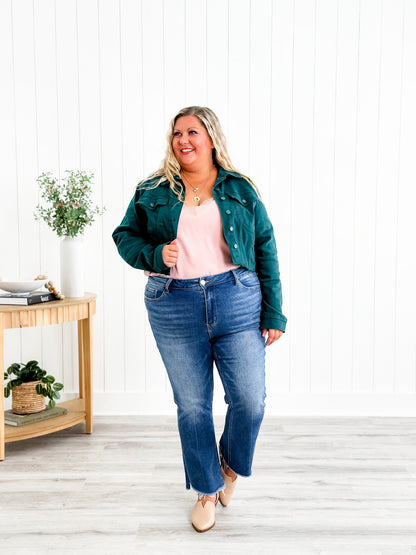 Vervet Weekend Living High Rise Medium Wash Non Distressed Kick Flare
