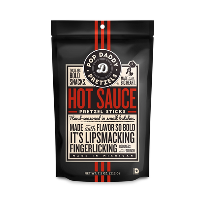 Restock! Pop Daddy Seasoned Pretzels 7.5oz *Final Sale*
