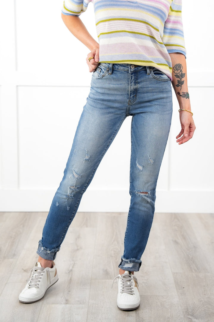 Kancan High Rise Medium Wash Classic Skinny
