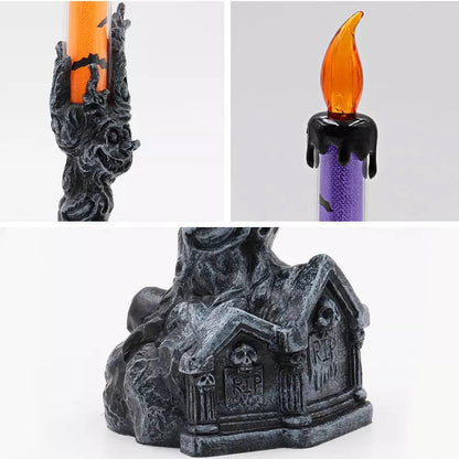 Creepy Candles Halloween Themed