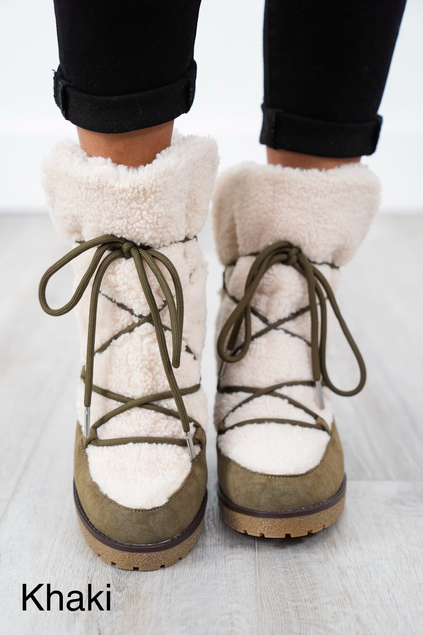 MIA Chic Ankle Boot with Sherpa Lining