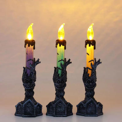 Creepy Candles Halloween Themed
