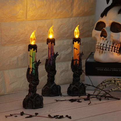 Creepy Candles Halloween Themed