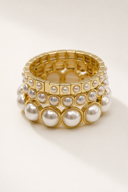 Treasure Jewels All The Pearls Stack Set