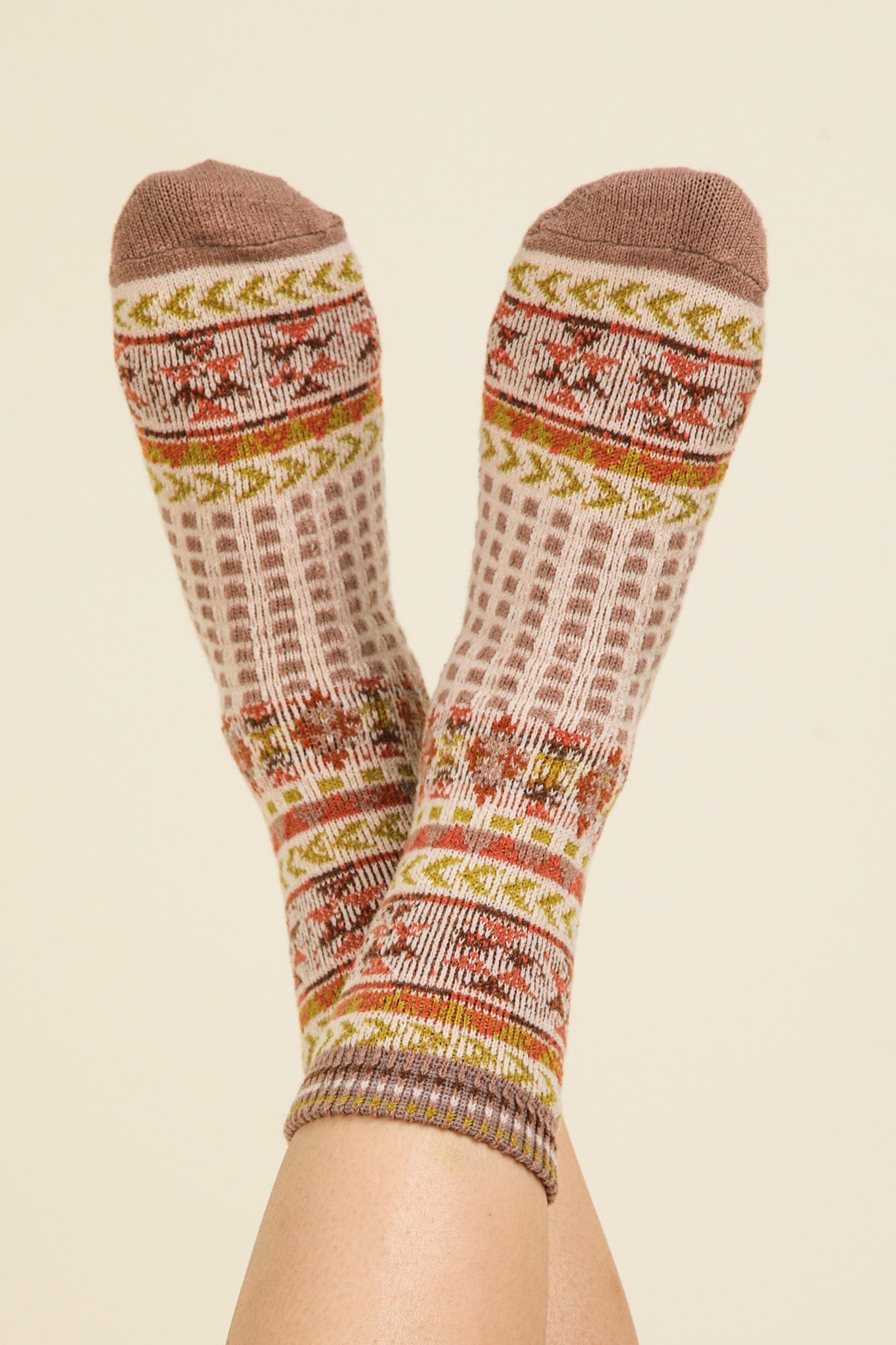 Restock! Geometric Graphic Crew Socks