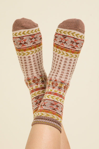 Restock! Geometric Graphic Crew Socks