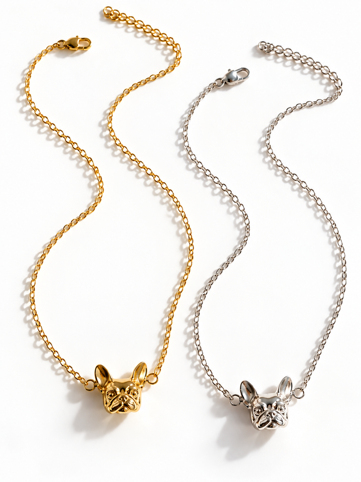 Raising Surfers The Frenchie Necklace - Freckled Poppy