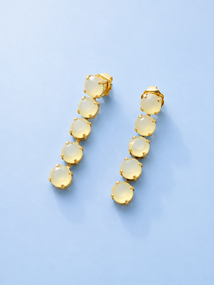 TOVA Oakland Opal Crystal Drop Earrings