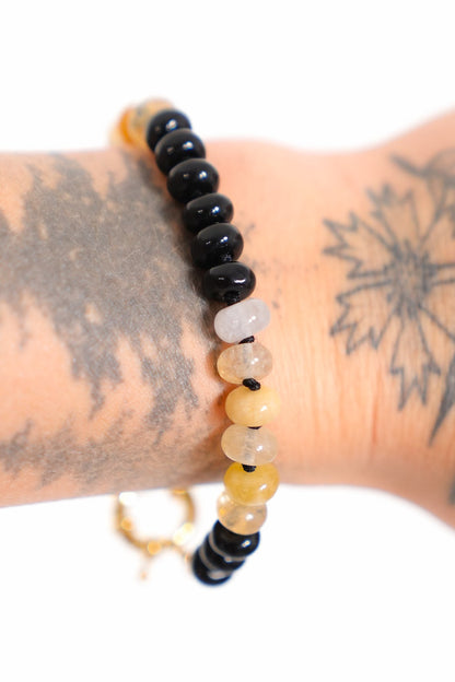 Treasure Jewels Brooke Black And Brown Bracelet