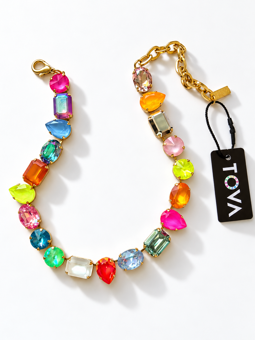 TOVA Sara Necklace in Antique Gold