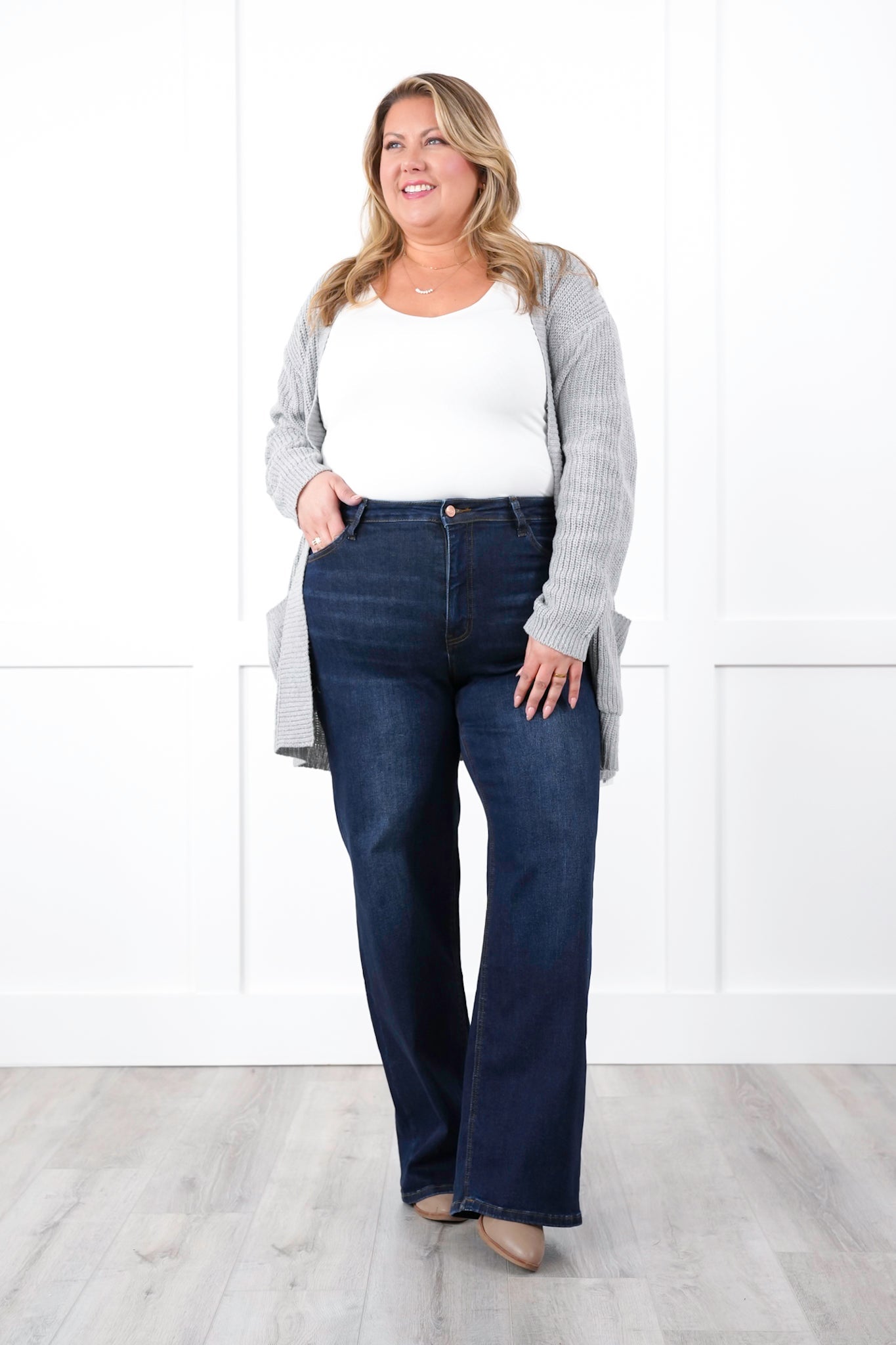Lovervet High Rise Dark Wash 90's Vintage Loose Jeans