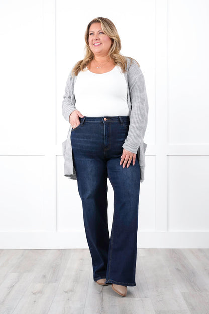 Lovervet High Rise Dark Wash 90's Vintage Loose Jeans