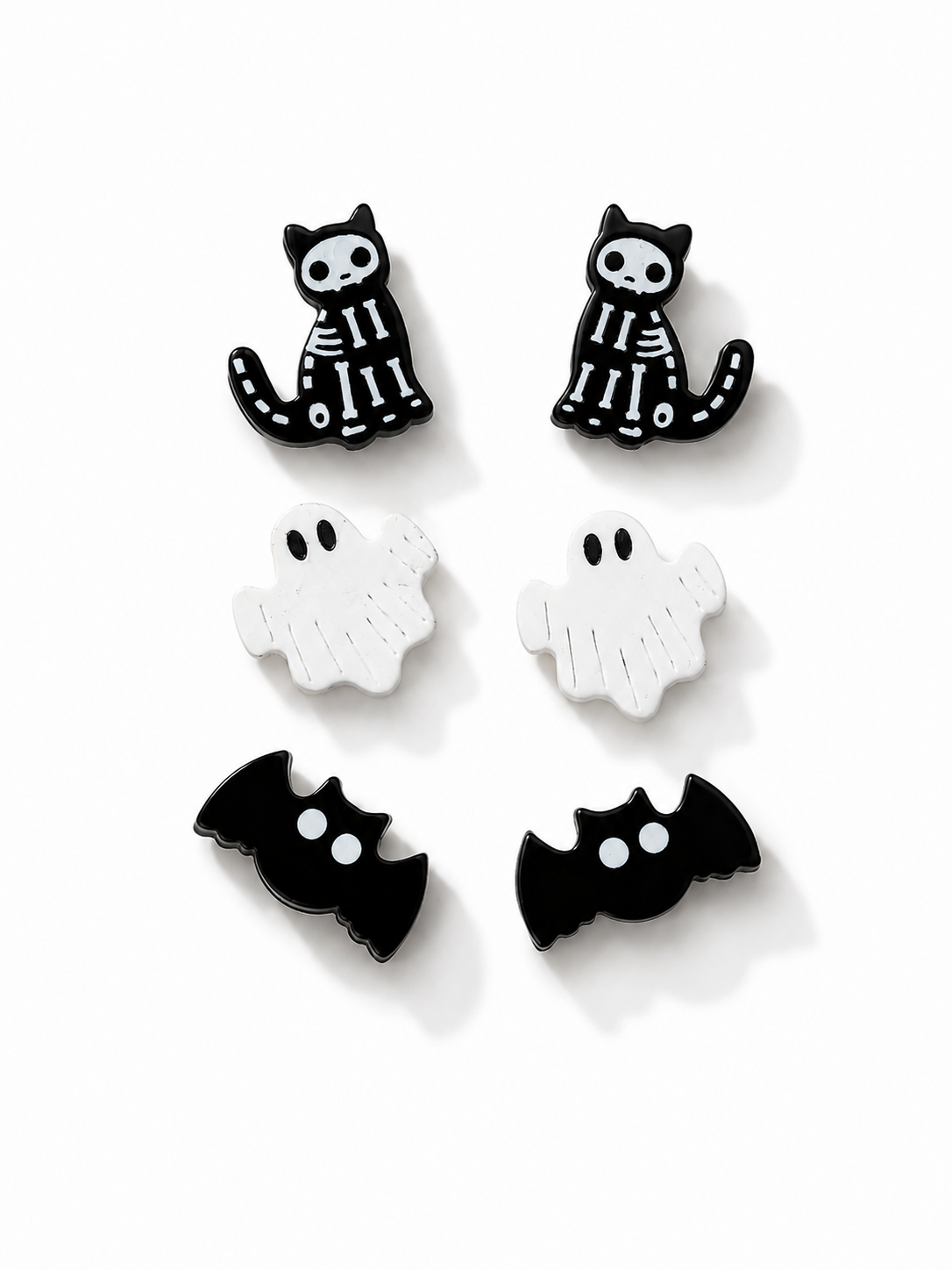 Cute Halloween Acrylic Earring Trio