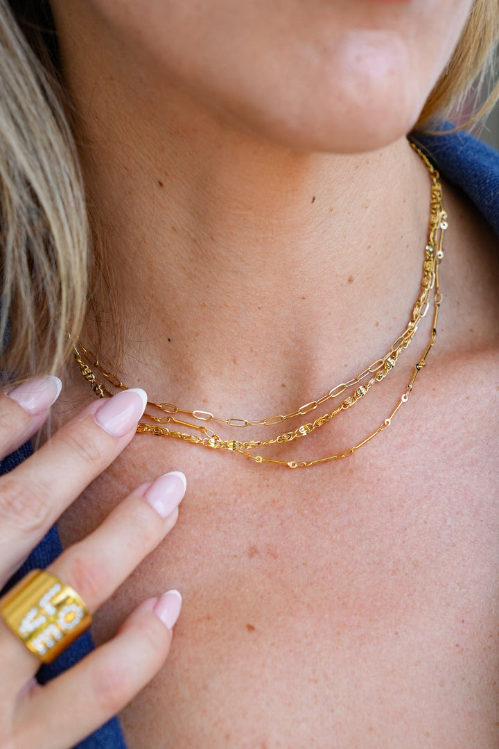 Chansutt Pearls Triple Layered Necklace