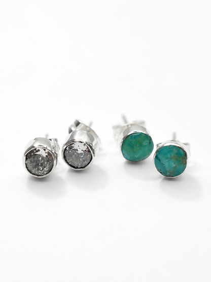 BOHO SOL Sterling Silver Dainty Stud