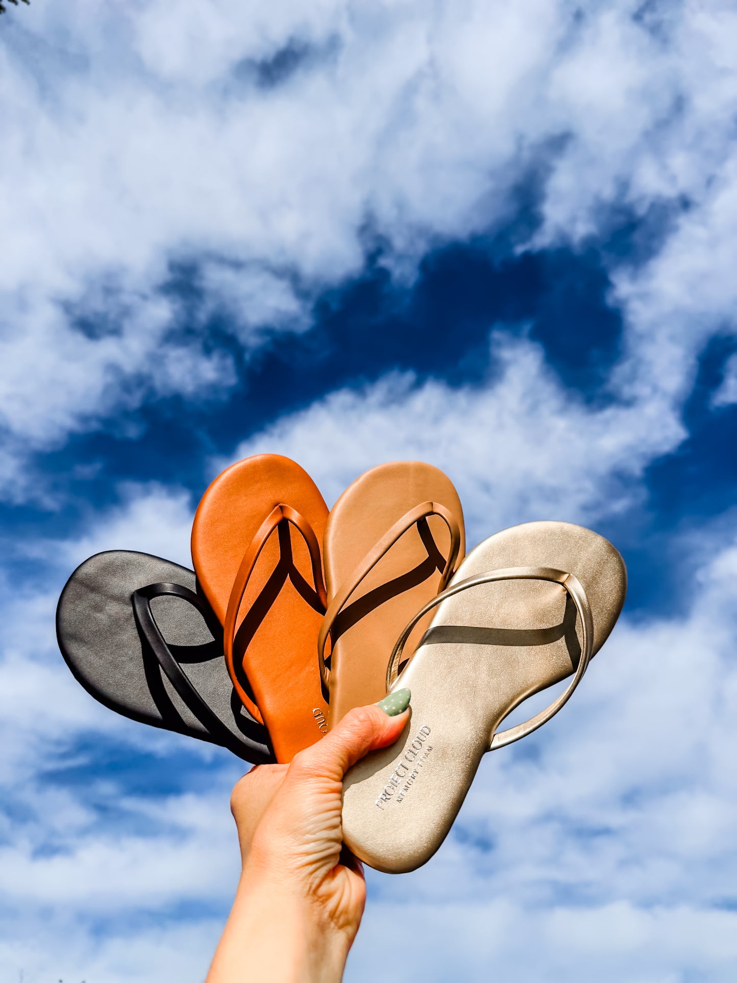 Project Cloud Minimal Strap Flat Thong Sandal