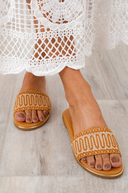 Corky's "Here For A Good Time" Woven Sandal