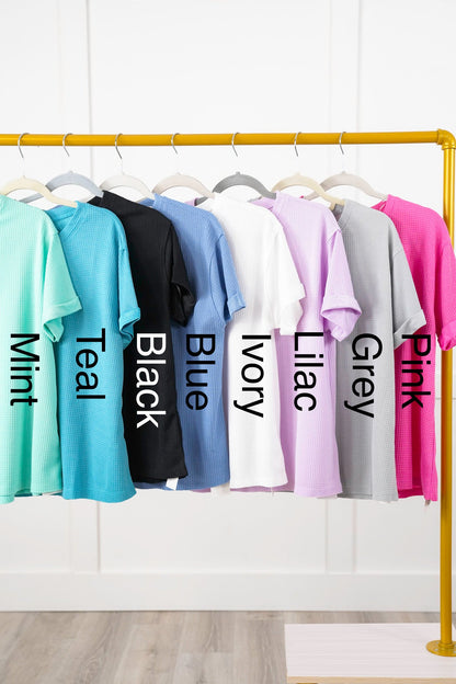 Door Buster! Plus/Reg Thermal Short Cuffed Sleeve Top