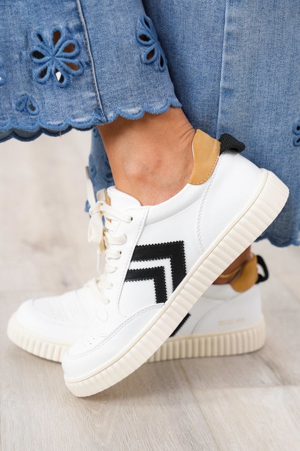 Yellow Box Low Top Lace Up Sneaker