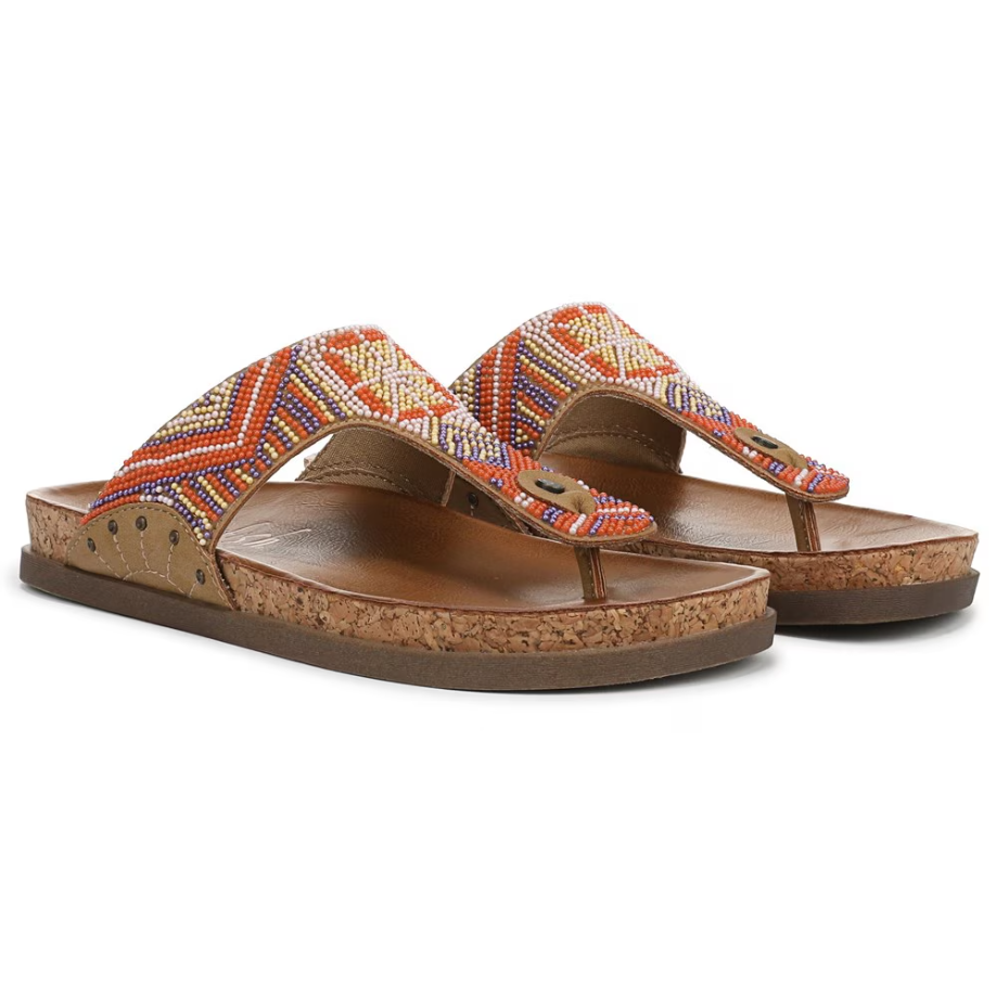 Blowfish Beaded Boho Cork Sandals