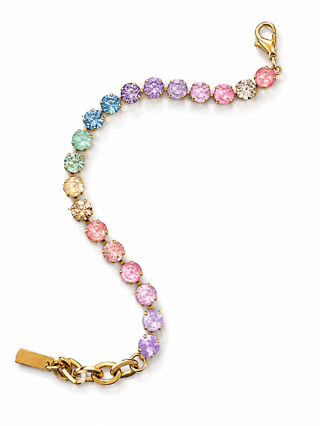 TOVA Oakland Crystal Anklet