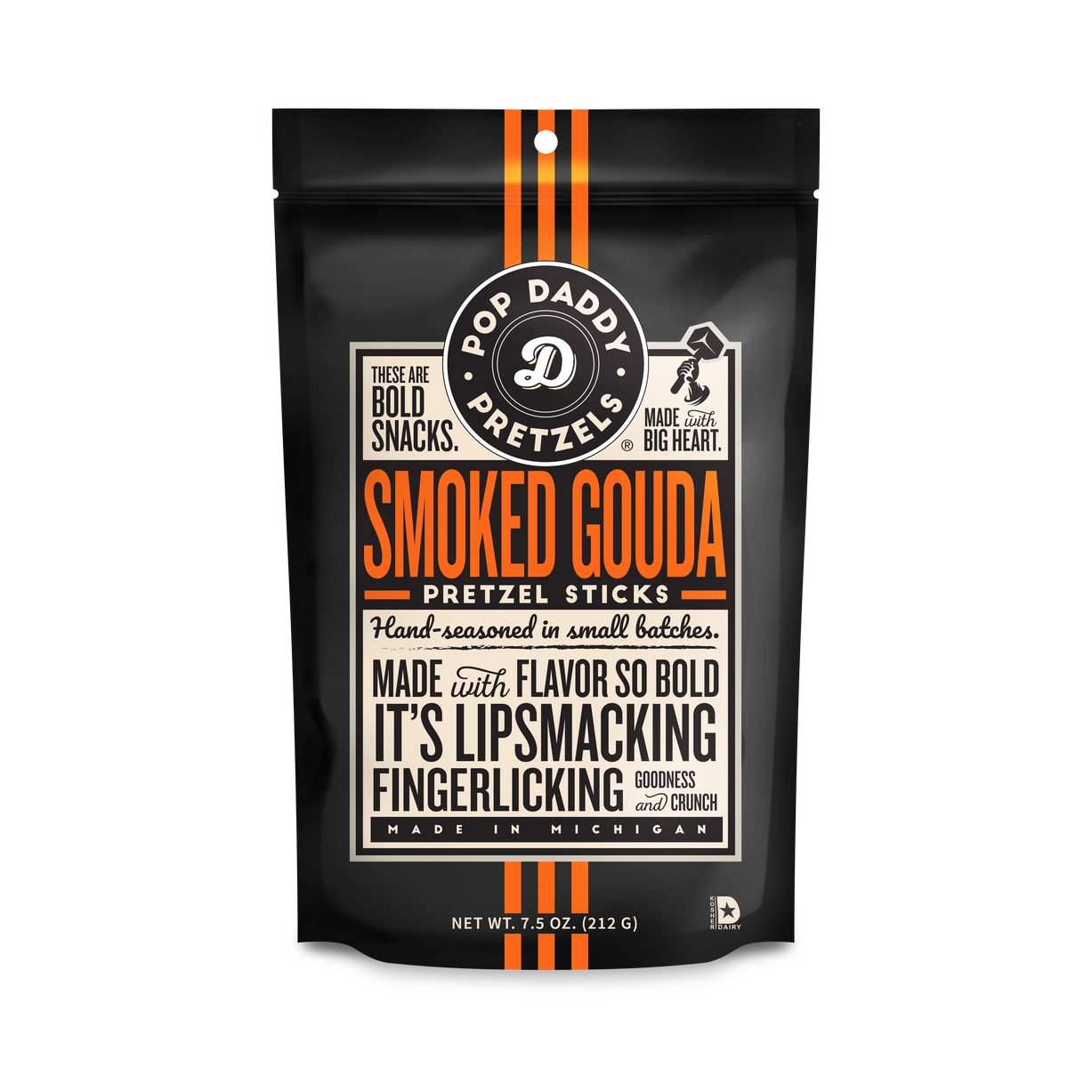 Restock! Pop Daddy Seasoned Pretzels 7.5oz *Final Sale*