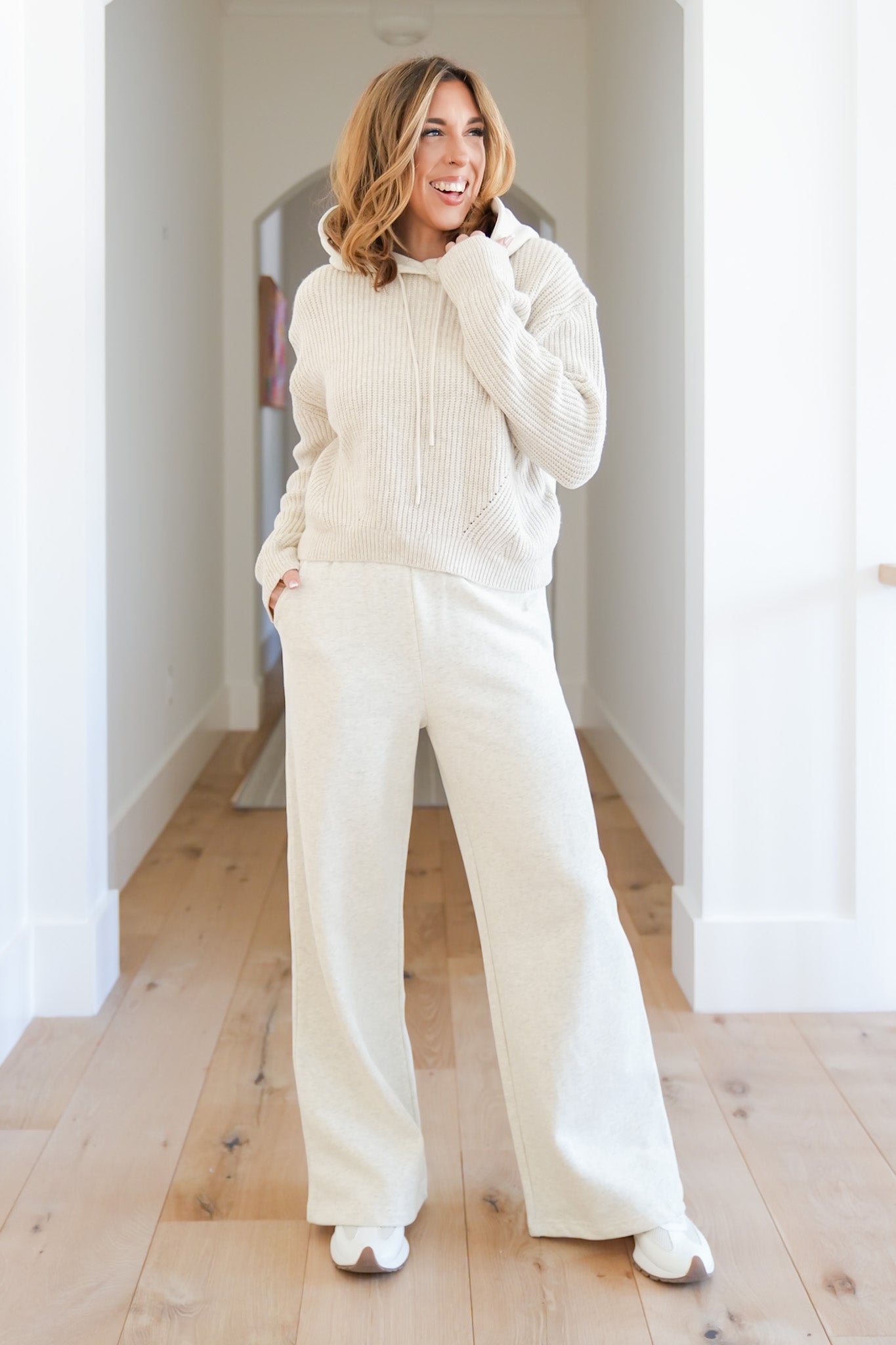 Knit Elastic Waist Sweatpants