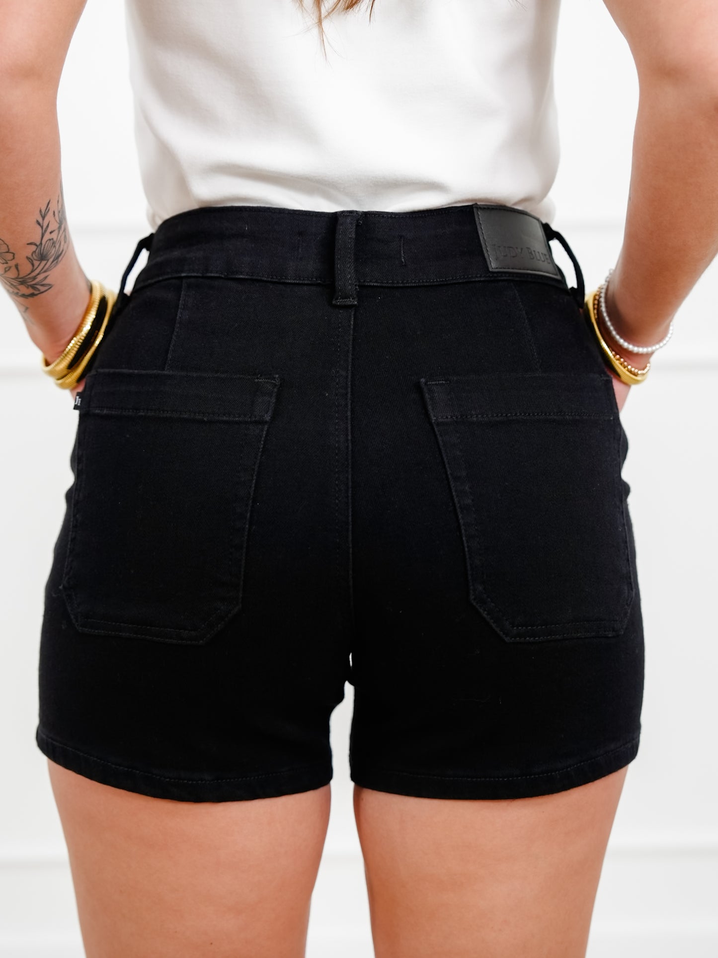 Judy Blue Black Trouser Shorts
