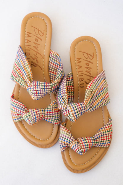 Blowfish Rainbow Thread Woven Knotted Strap Sandal