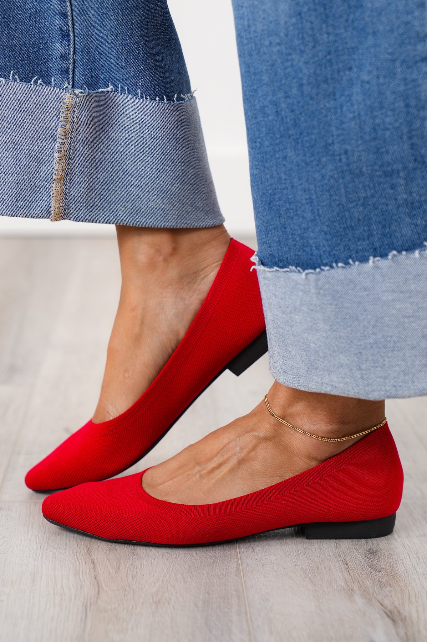 MIA Textured Knit Ballet Flat