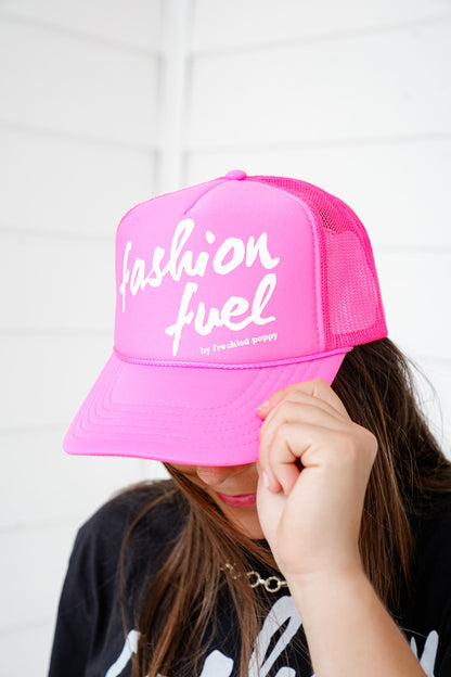Freckled Poppy "Fashion Fuel" Print Cap