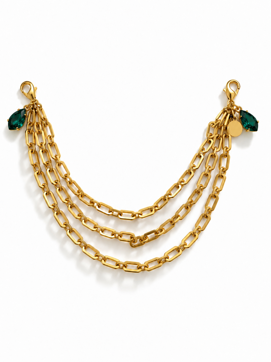 TOVA Boot Charm With Emerald Stones