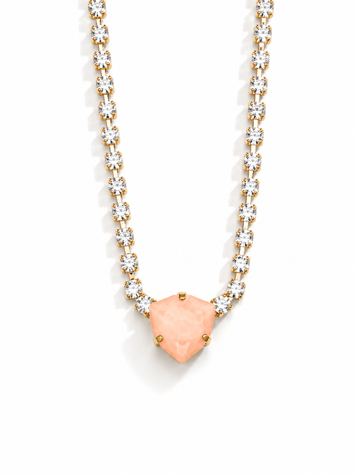 TOVA Rhys Triangle Necklace - Freckled Poppy