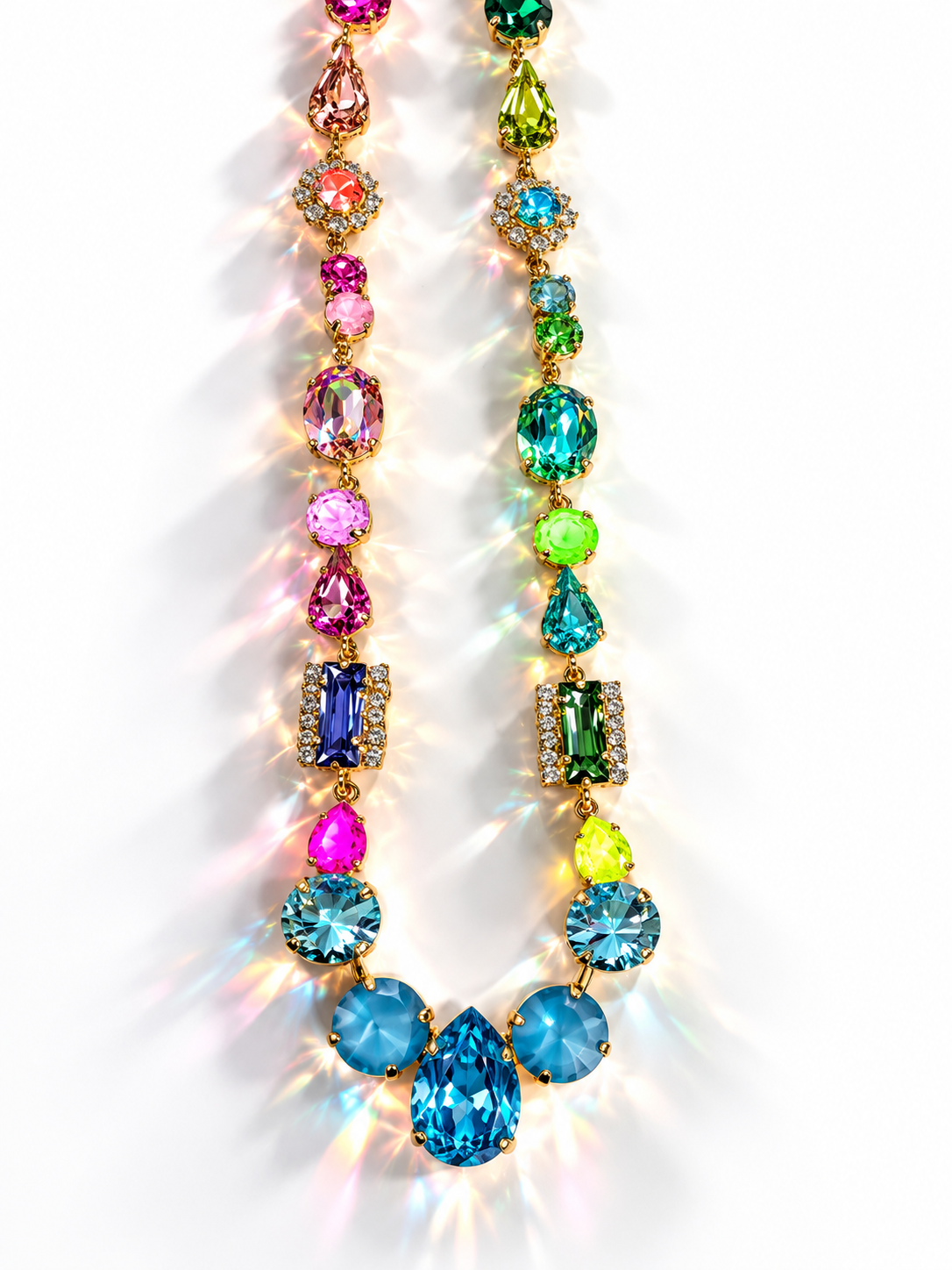 TOVA Jasper Crystal Necklace