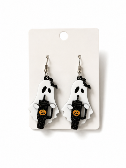 Halloween Acrylic Statement Dangle Earrings